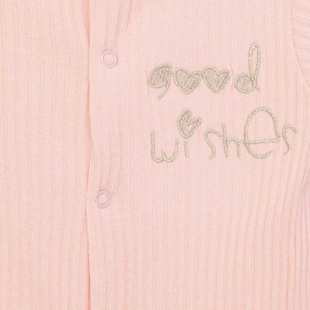 Bebetto Newborn Good Wishes Jumpsuit - Pink