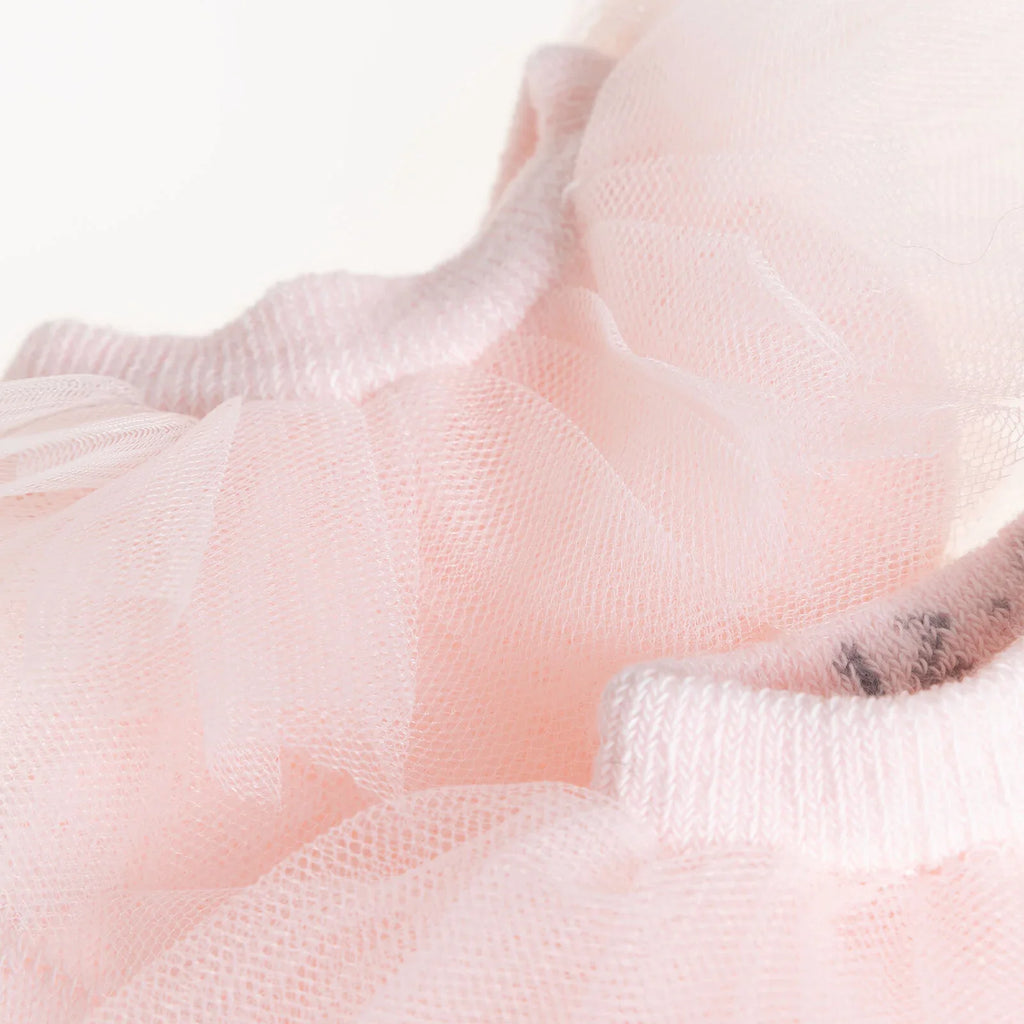 HelloBaby Girl Socks with Lace - Light Pink