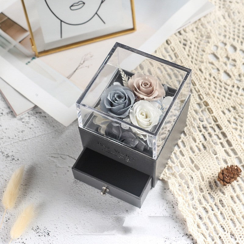 Eve Valentine's Day Eternal Flowers Gift Box Ornaments
