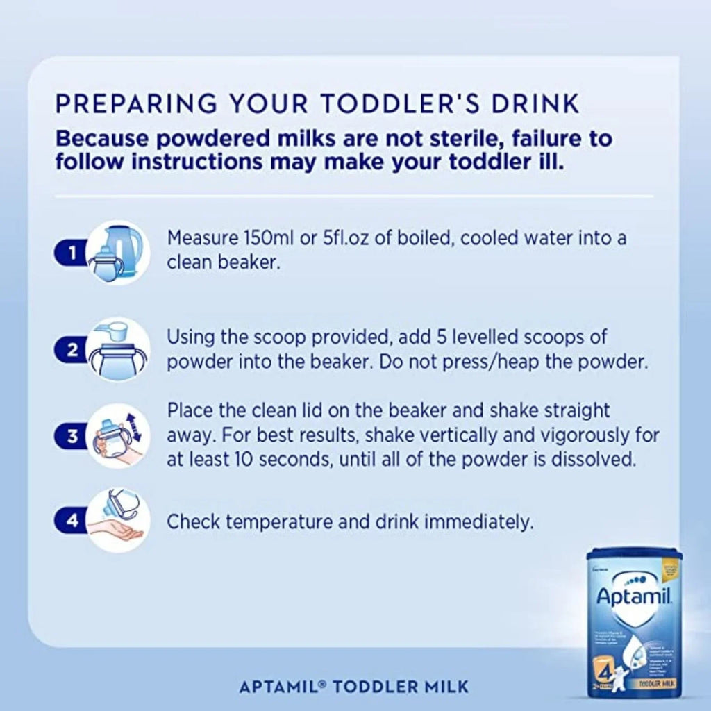 Aptamil 4 Growing Up Toddler Milk Formula 2+ years 800g