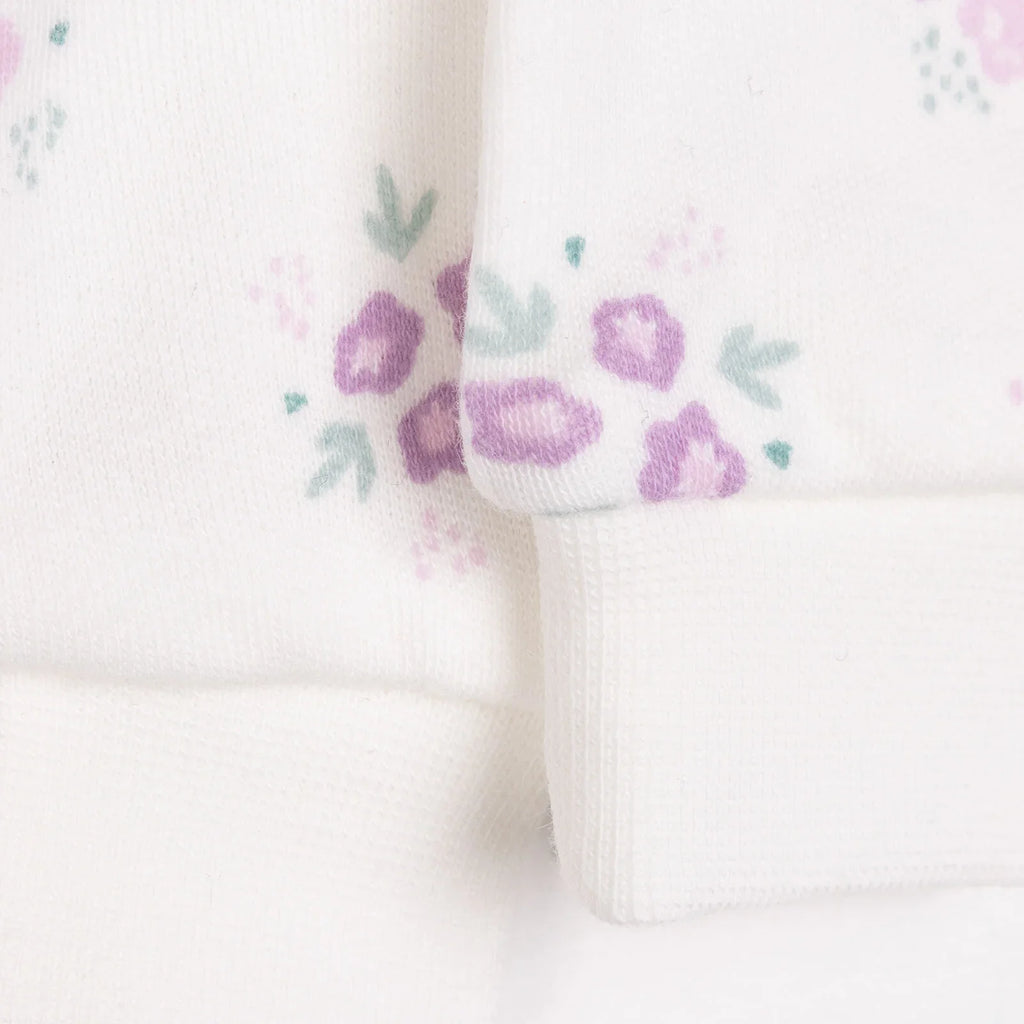 Bebetto Flowers Girl Mitten - Purple
