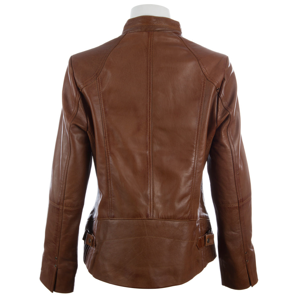 OBFQ Women's Biker Jacket - Timber