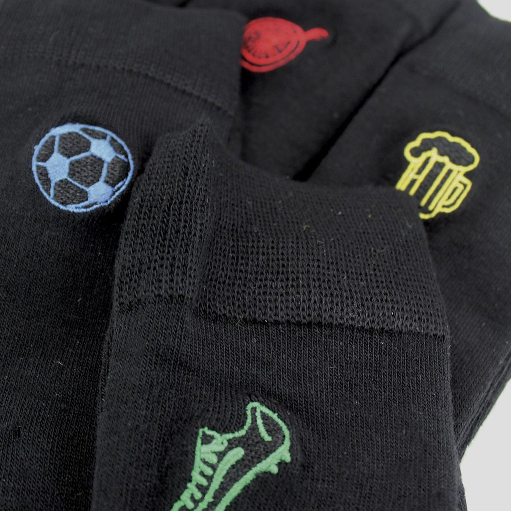 12 Pack Mens Value Breathable Bamboo Embriodered Dress Socks