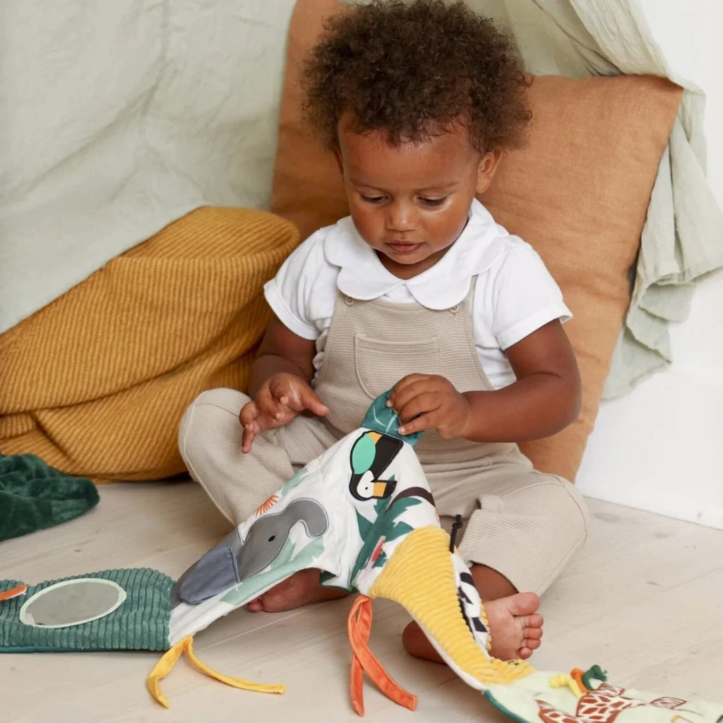 Little Big Friends Soft Activity Book 2-in-1 - Jungle