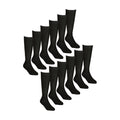 12 Pack Girls Soft Breathable Knee High Bamboo Socks