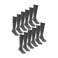 12 Pack Girls Soft Breathable Knee High Bamboo Socks