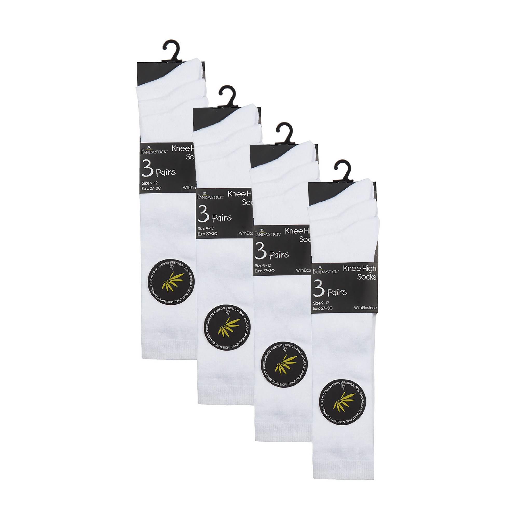 12 Pack Girls Soft Breathable Knee High Bamboo Socks