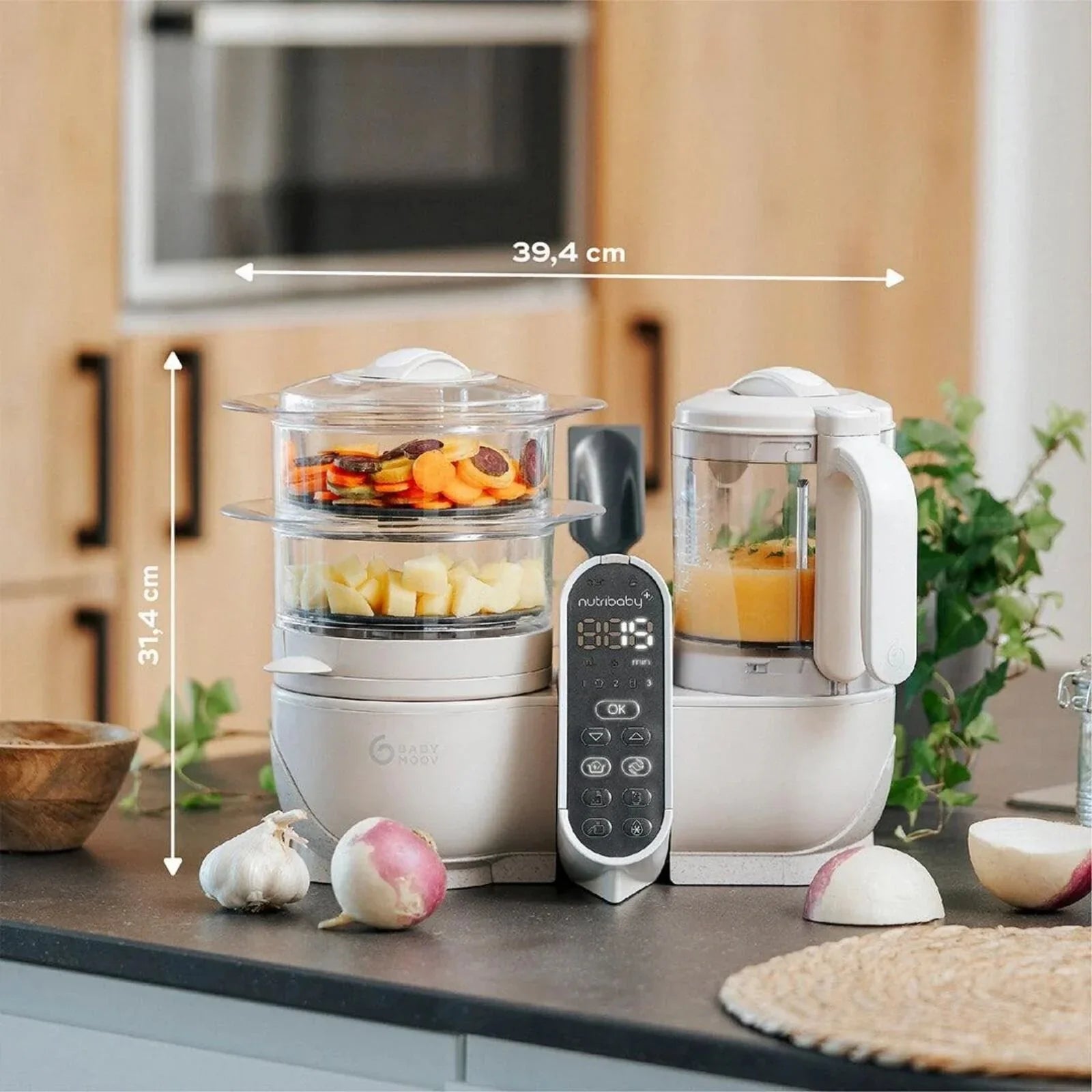 Babymoov Nutribaby (+) 6-in-1 Baby Food Maker - Mineral