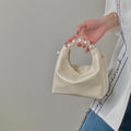 Niche Design Pearl Tote Shoulder Crossbody Bag