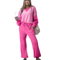 Women's Long-sleeve Top And Pants Sports Set