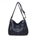 New Trendy Soft Leather Multilayer Messenger Bag