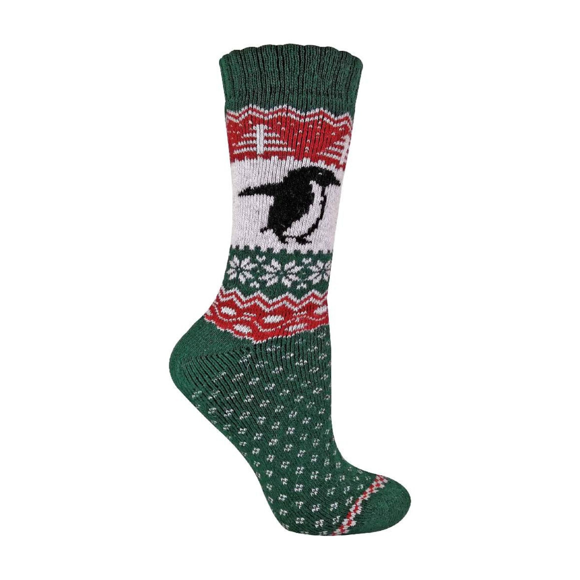 1 Pack Ladies Wool Christmas Novelty Socks