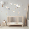 Live Vida Hot Air Balloons Wall Stickers A5 - Neutral