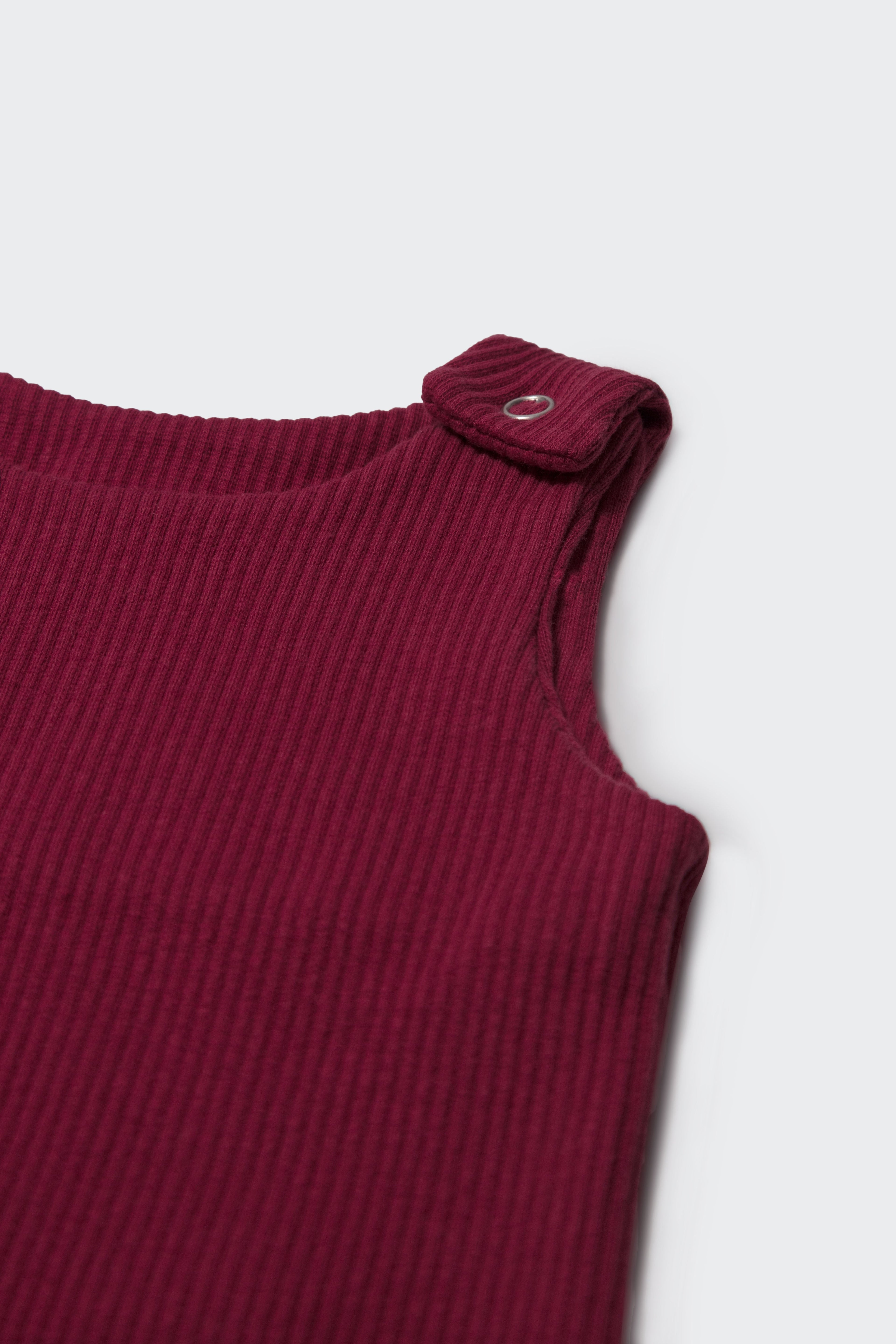 Claret Red Dungarees