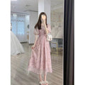 Niche-design Women's Summer Waist-cinching Maxi Dress