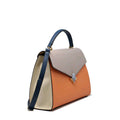 Multicolour handbag with flap 19G 2802