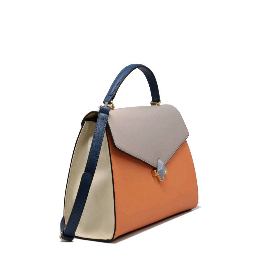 Multicolour handbag with flap 19G 2802