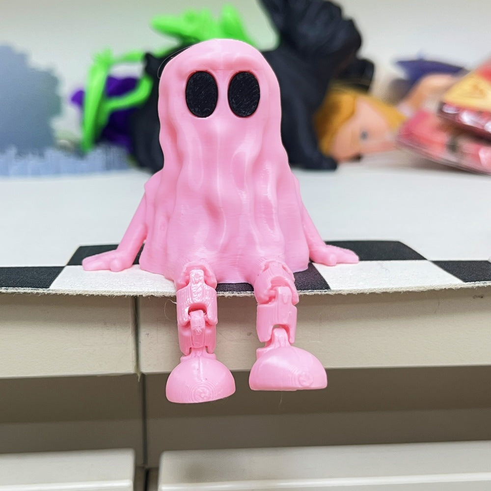 3D Printing Halloween Ghost Movable Joint Ornaments