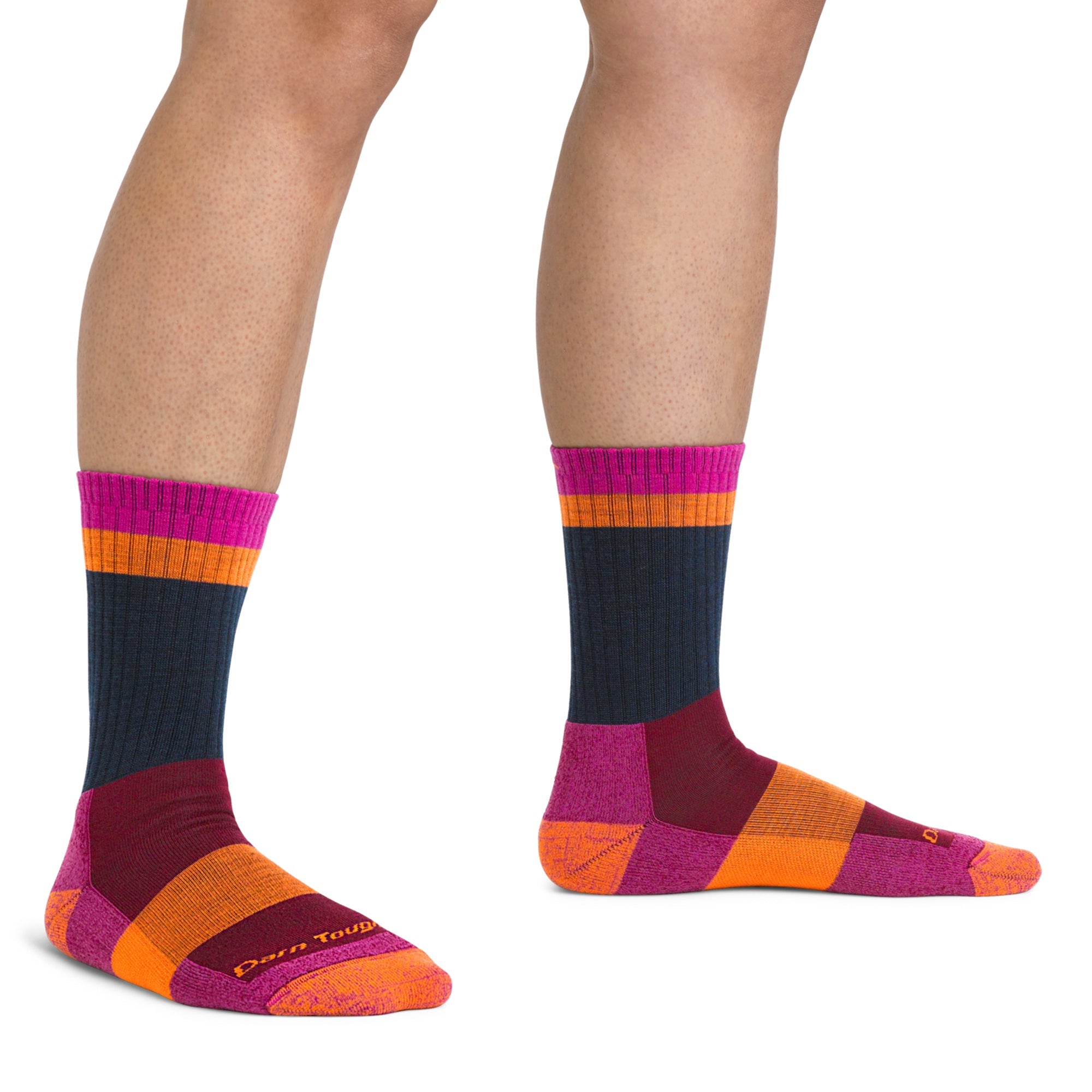 Ladies Crew Merino Wool Lightweight Hiking Socks