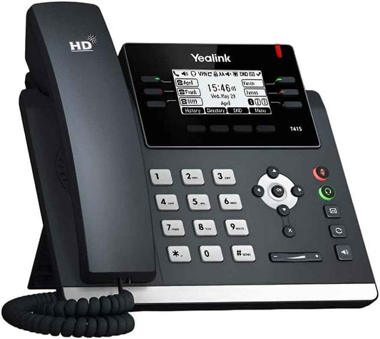 Yealink SIP-T41S IP Conference Phone - Black  PoE Powered
