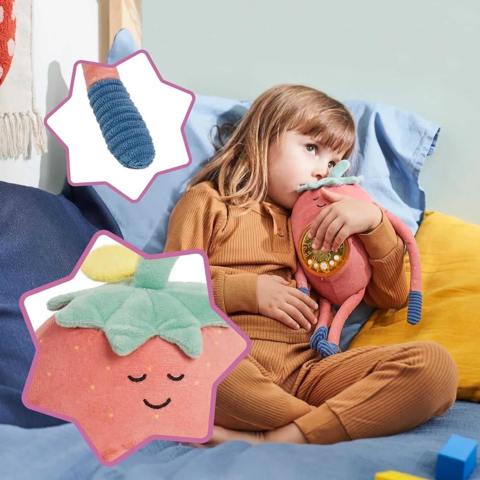 Badabulle Barnaby Plush Projection Night Light