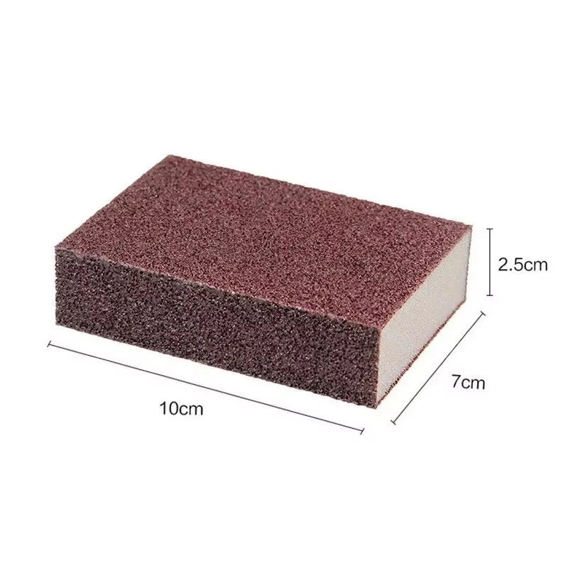 10Pcs Nano Sponge Magic Erasers Carborundum Removing Rust Cleaning Sponge Brush Kitchen Pot Dish Rust Removal Emery Clean Rub