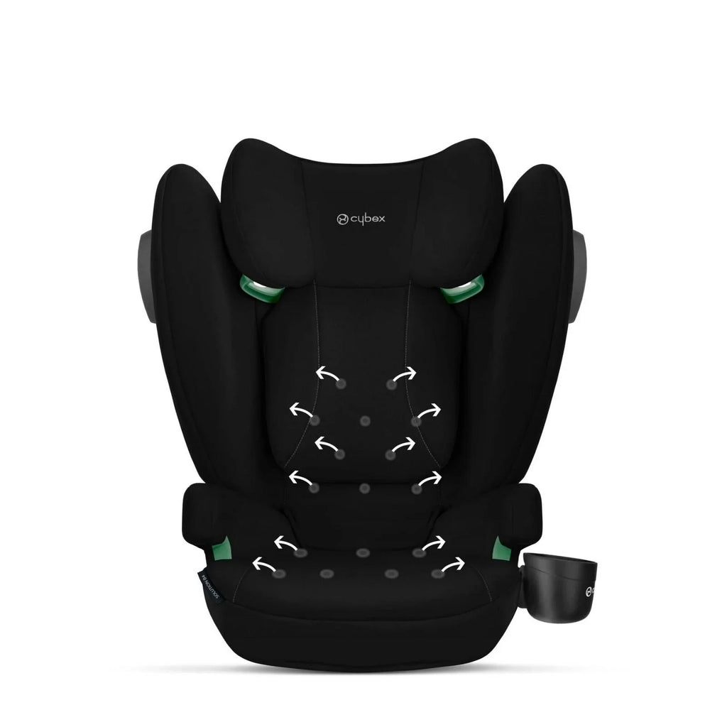 Cybex Solution B4 i-Fix Group 2/3 Car Seat (4 Years to 12 Years) - Volcano Black