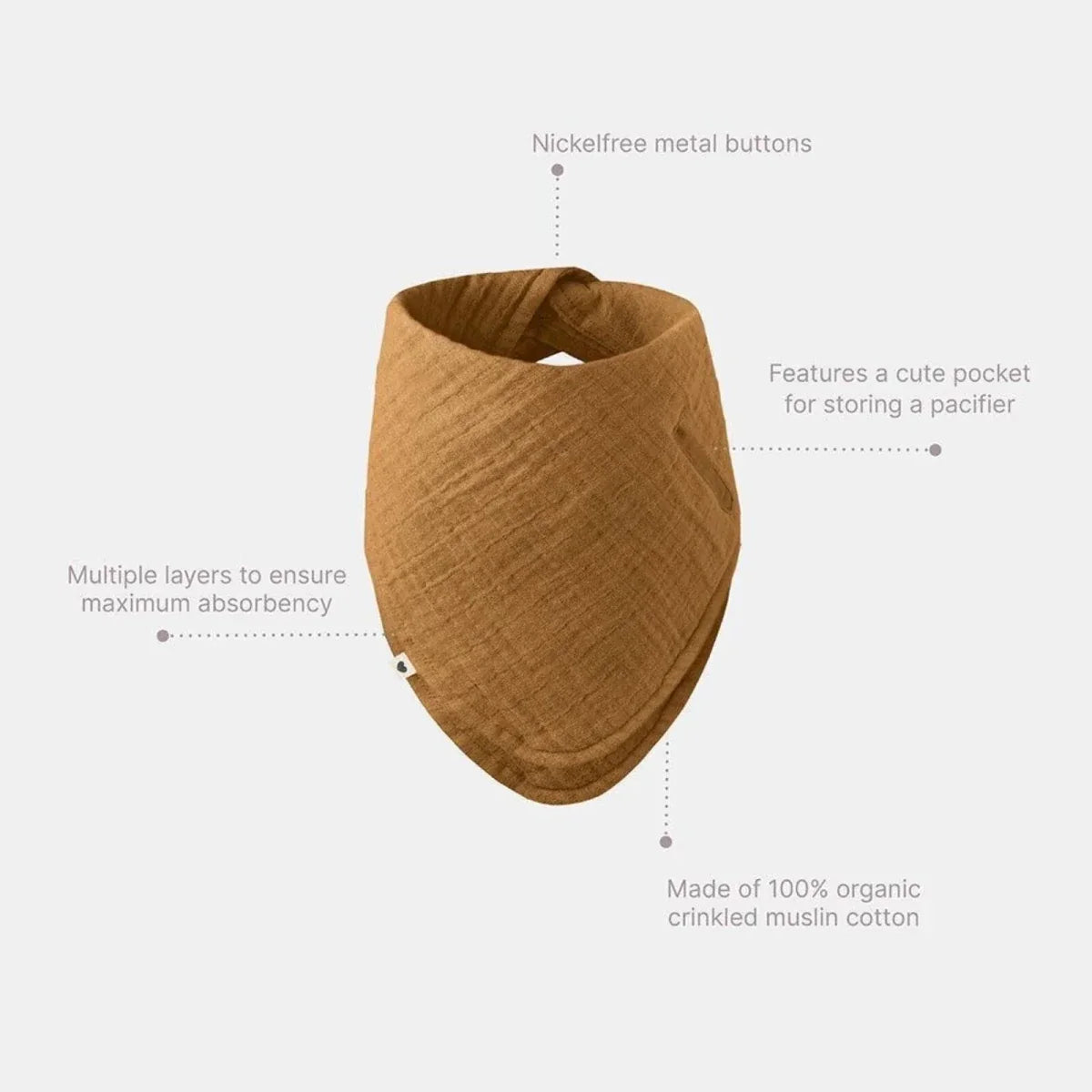 BIBS Bandana Bib - Sand
