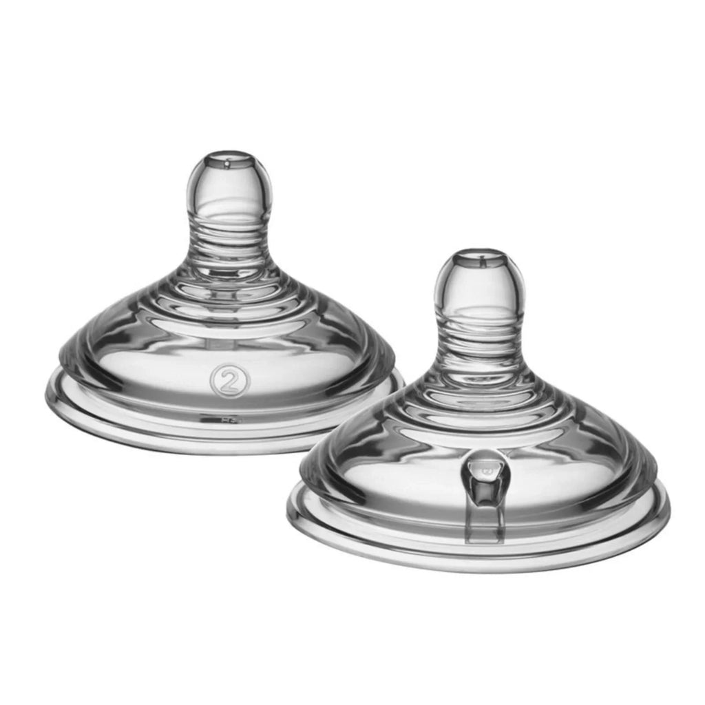 Tommee Tippee Closer to Nature Teat Medium Flow 3+ months Pack of 2