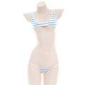 Striped Lace-up Women's Casual Set