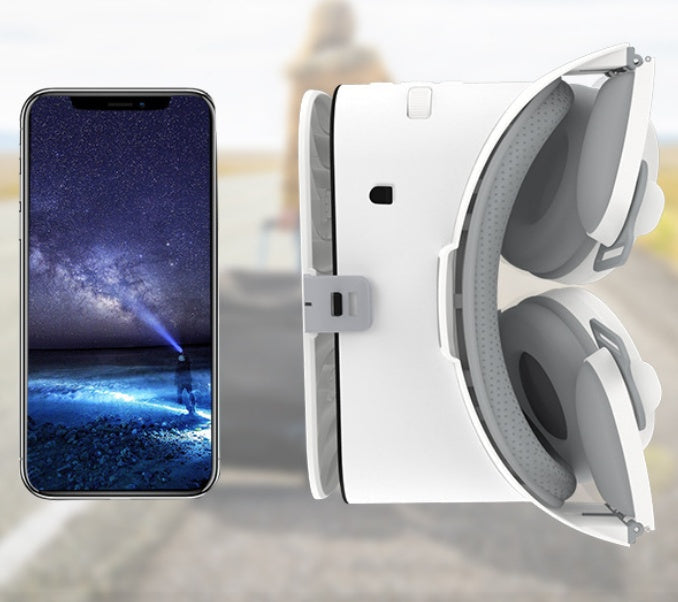 BOBO Z6 VR Headset - Bluetooth 3D Virtual Reality Glasses with Built-in Headphones