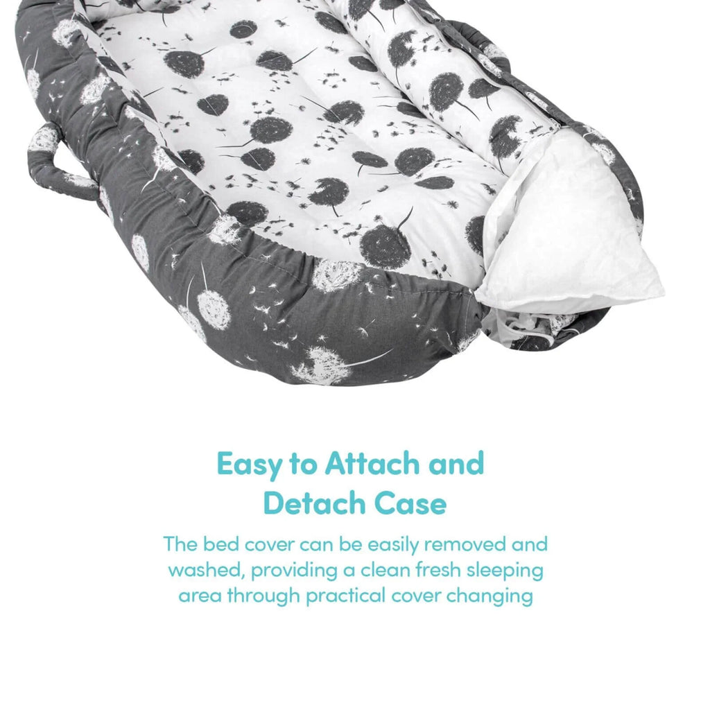 baby plus Mother Side Baby Reflux Bed - Dandelion