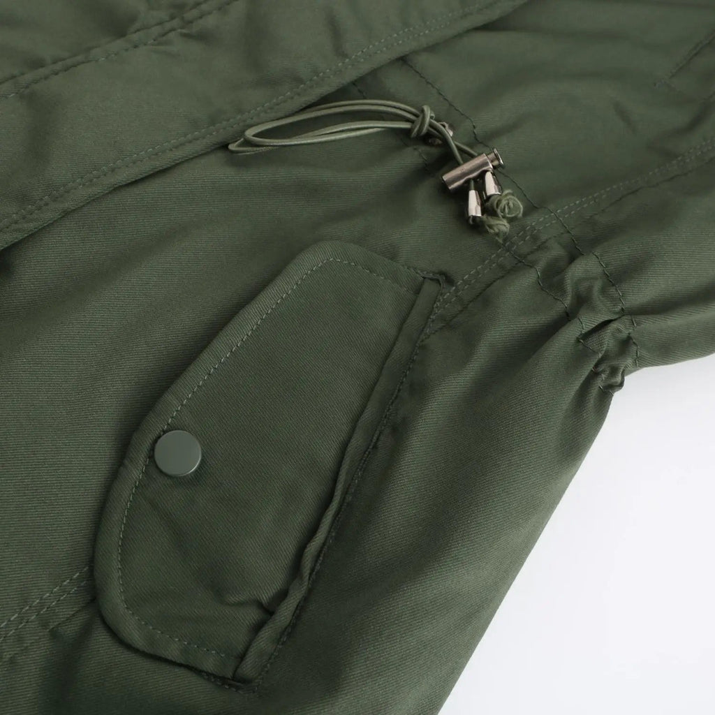 Double Sided Women's winter Thick Detachable Zipper Parka Jacket