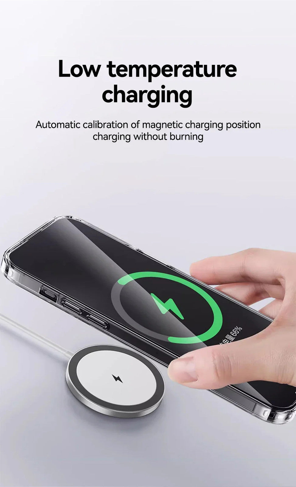 Joyroom Magnetic Case For iPhone 16 15 Pro Max Case Anti Yellow Transparent