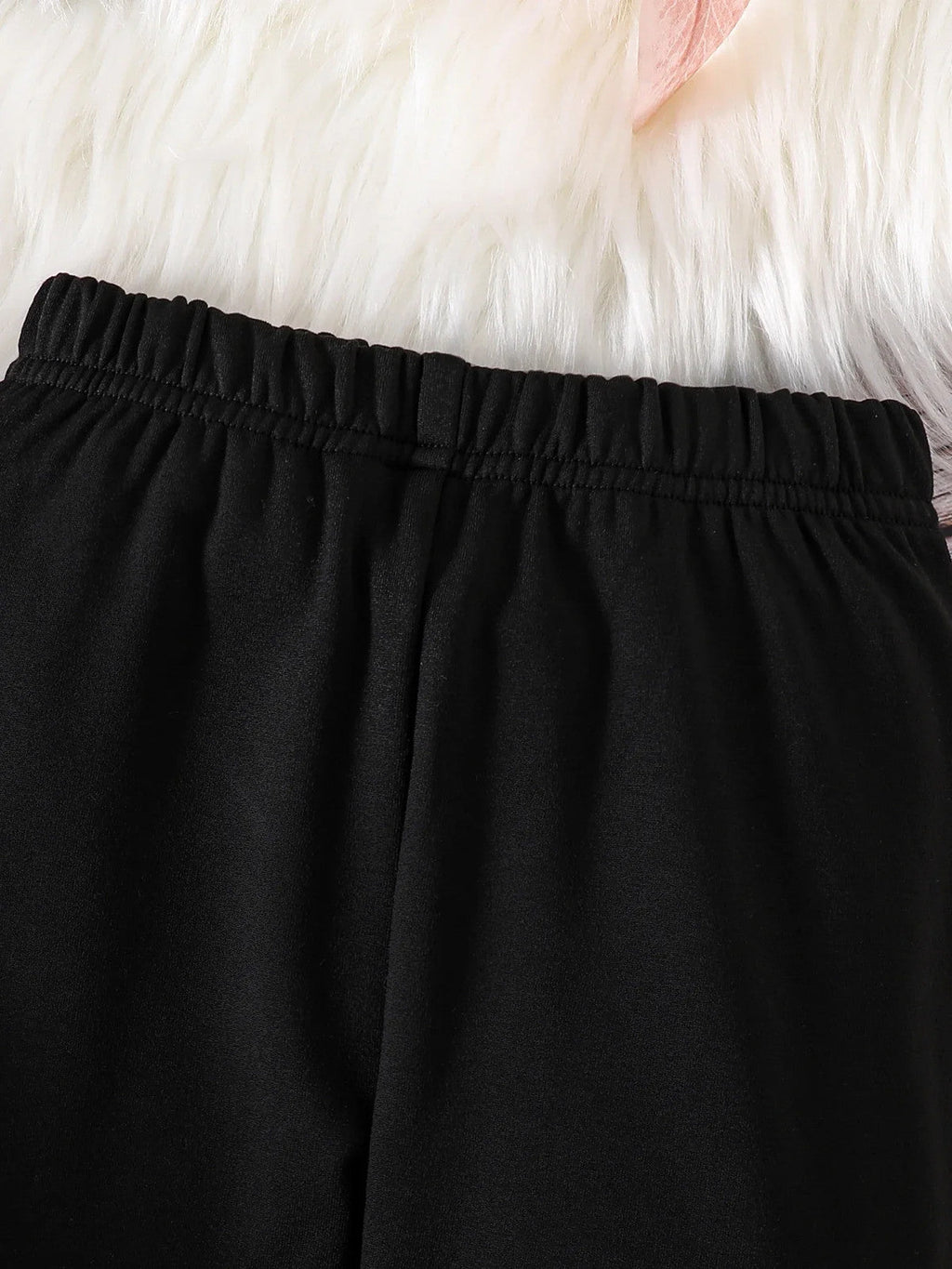 Spring and winter girls fashion home casual 2-piece micro stretch warm