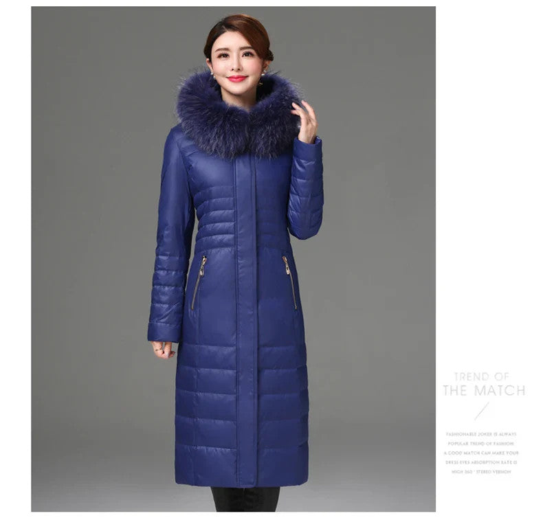 Women's Fashionable Hooded Thick Faux Fur Jacket