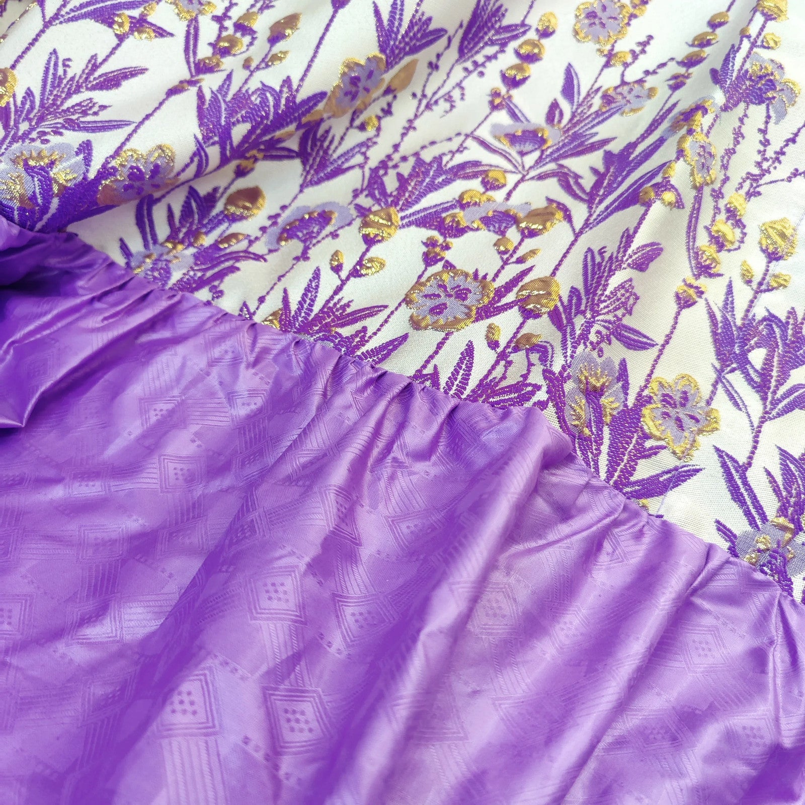 African Brocade Embroidered Wedding Dress