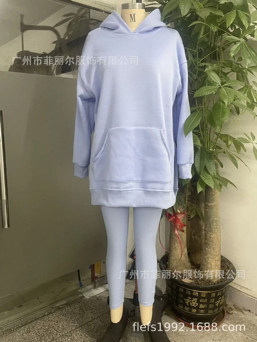 Women's Two Pieces Set Hooded Tracksuit Set