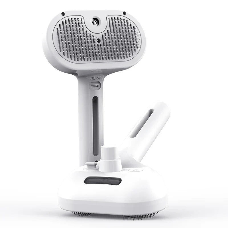 Pet Electric Massage And Hair Straightener Spray Brush