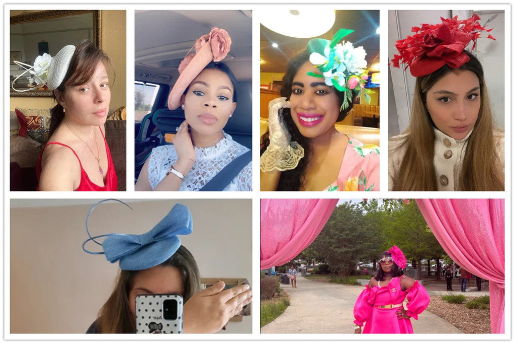 Elegant Women Wedding Hair Fascinator Accessories Headband Bridal Party Show