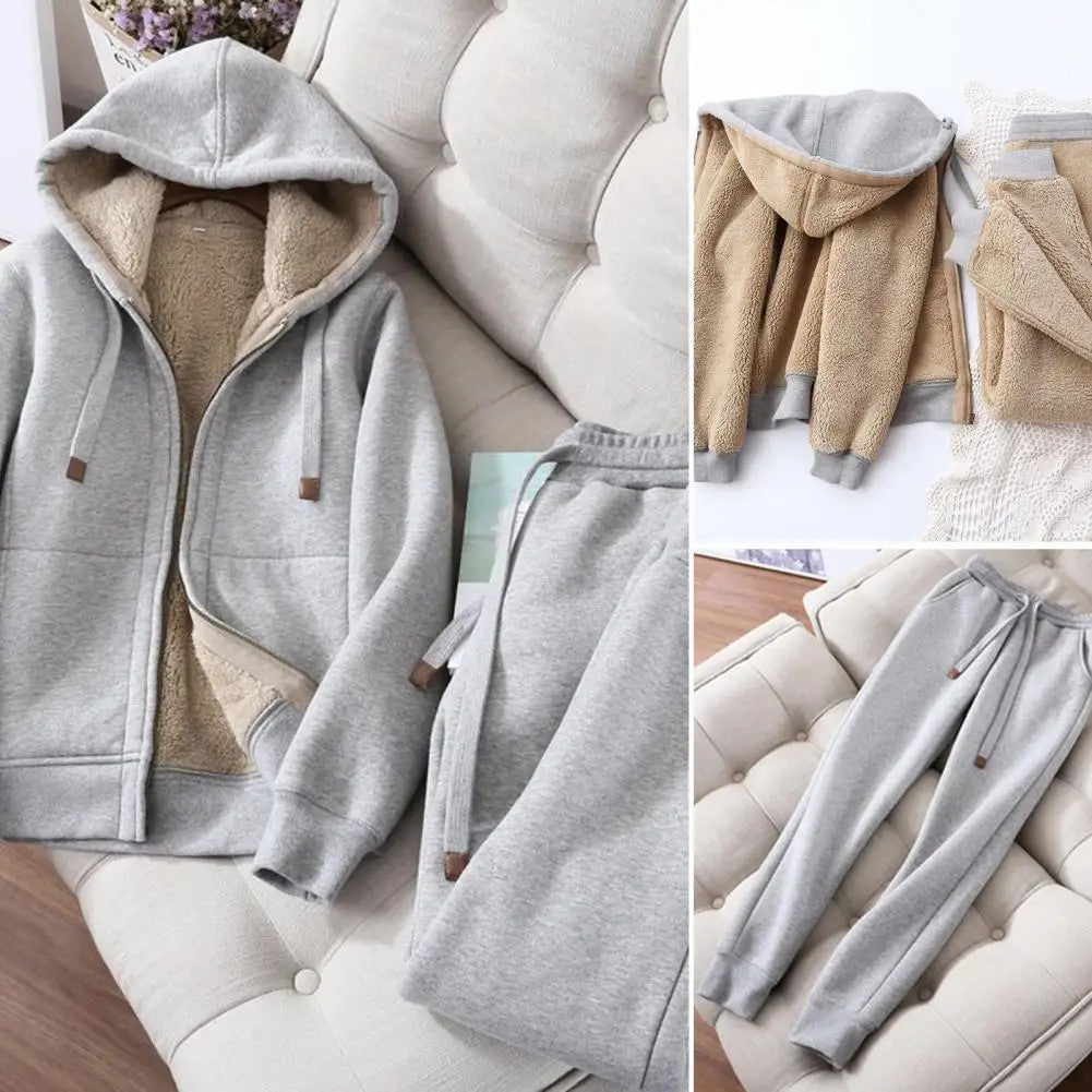 Women's Sweatshirt Pants Tracksuit Set