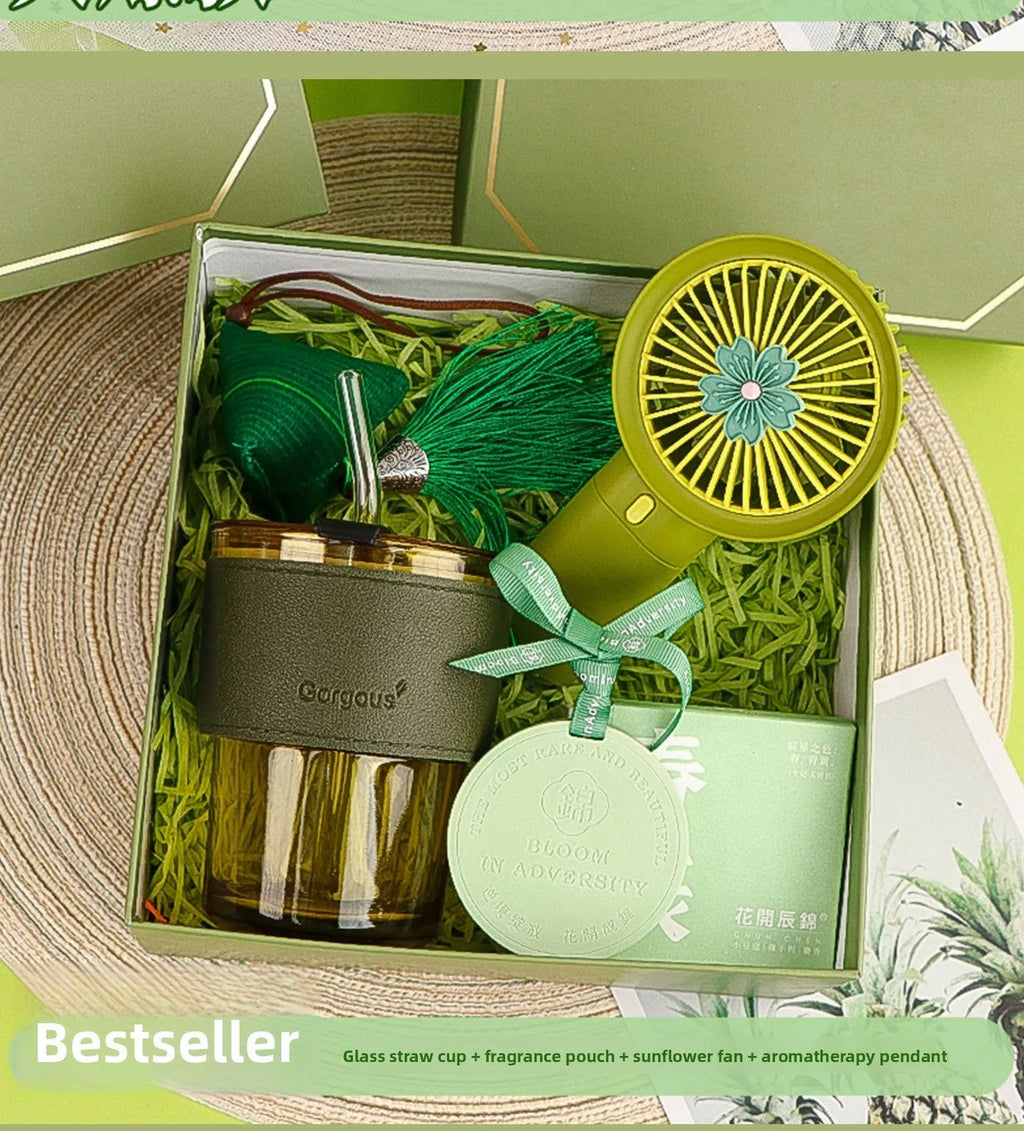 Busin Opening Ceremony Creative Gift Cup Umbrella Towel Set High-End Sensation