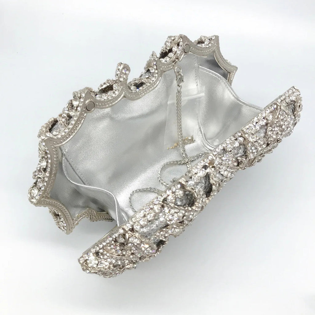 Women's Crystal Clutches Cocktail Purse
