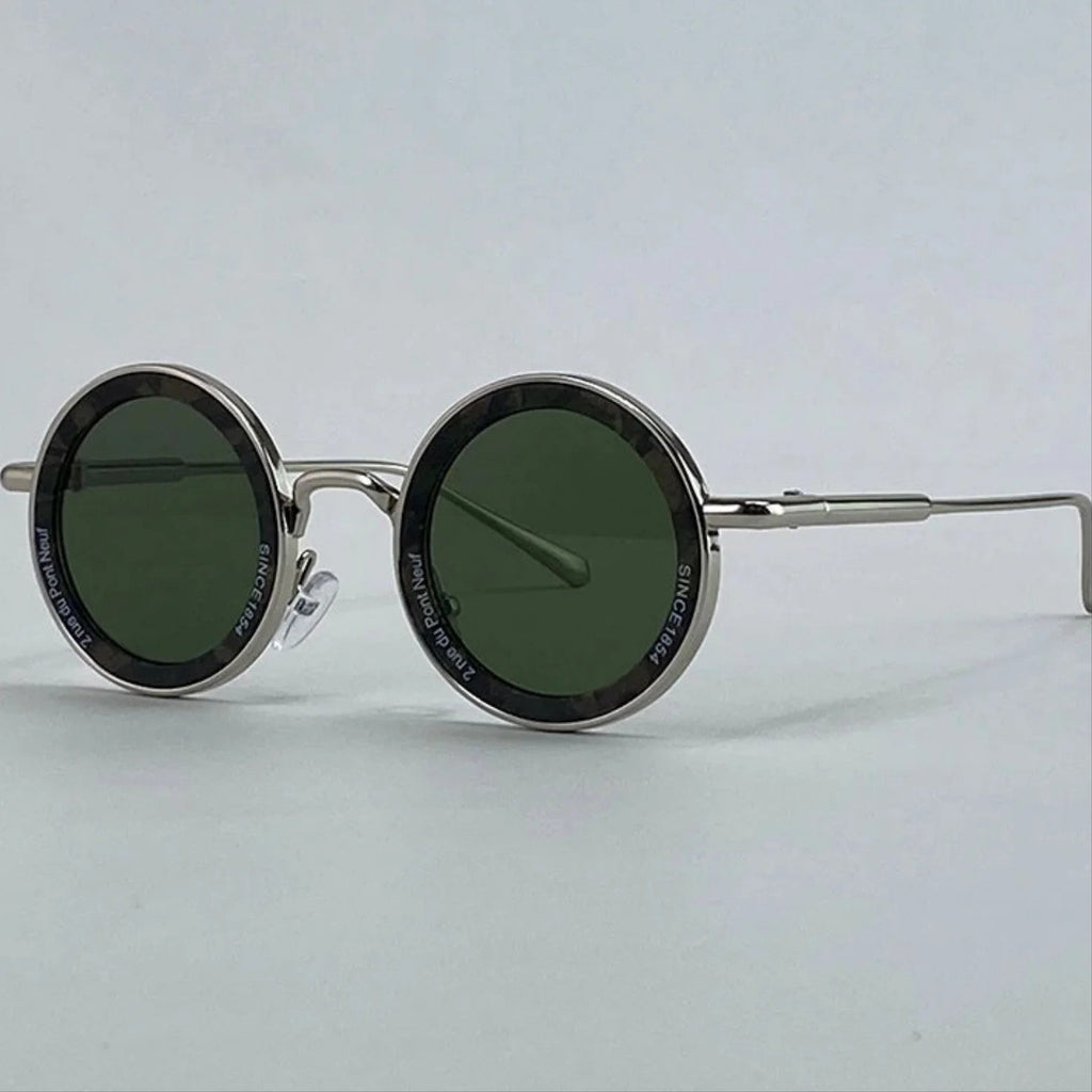 Small Frame Round Steampunk Sunglasses Men 2025 Luxury Brand Retro Punk Sun