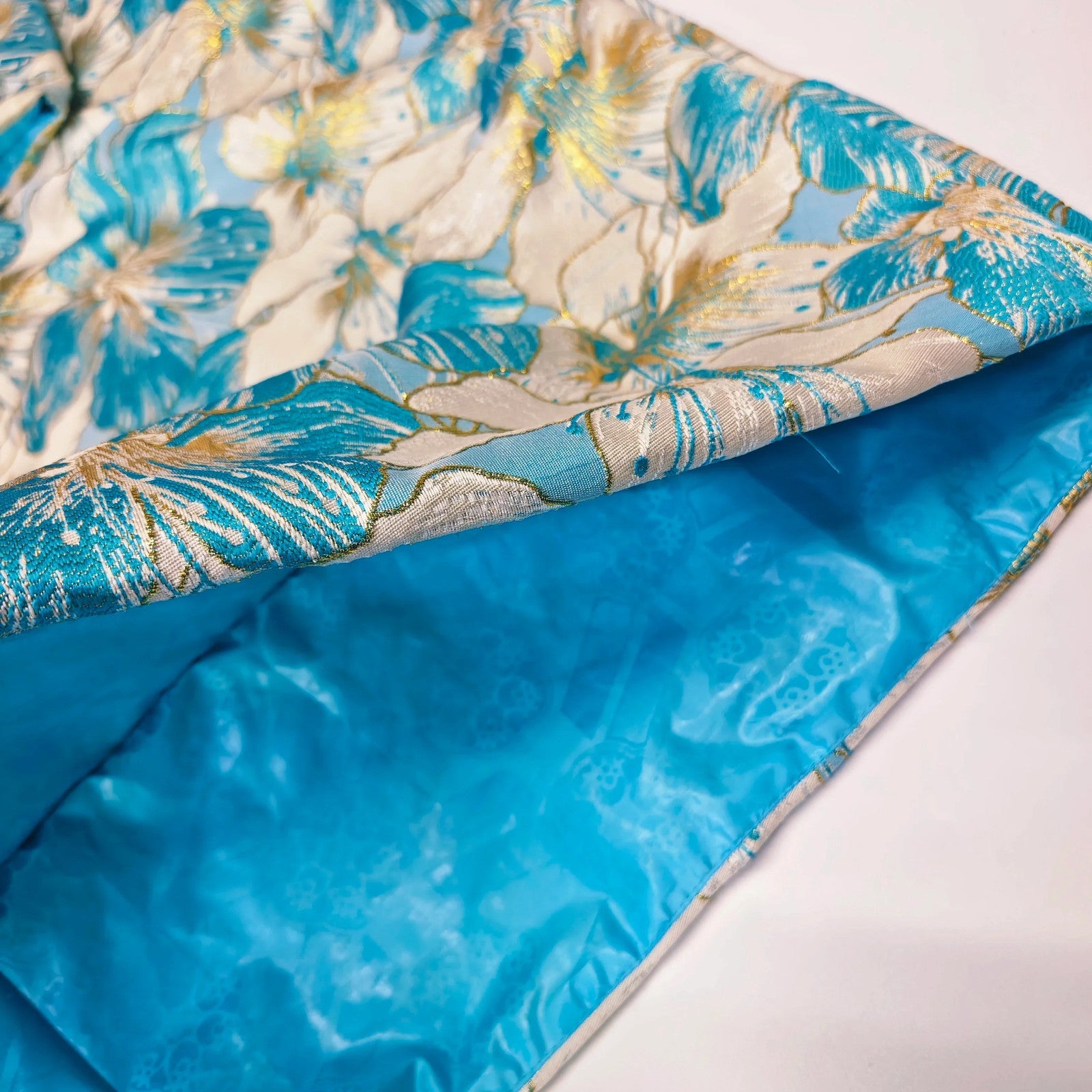 African Brocade Embroidered Wedding Dress
