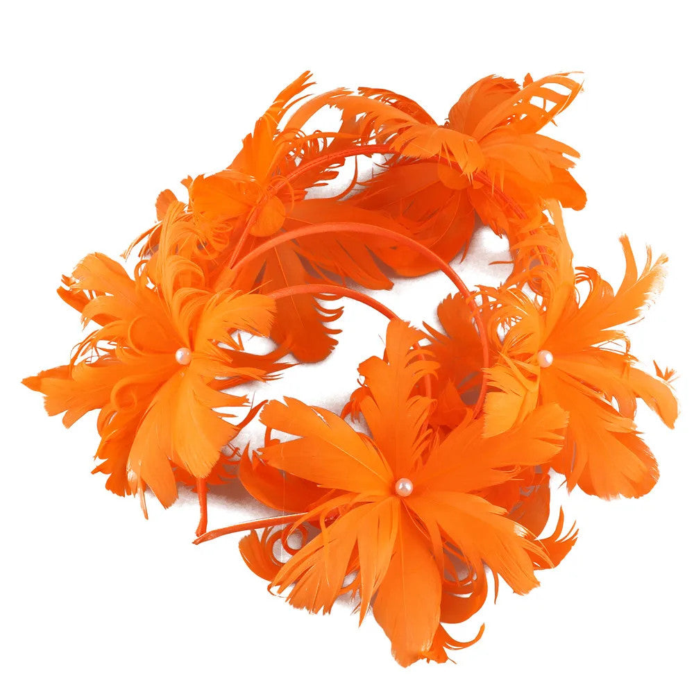 Elegant Women Wedding Hair Fascinator Accessories Headband Bridal Party Show