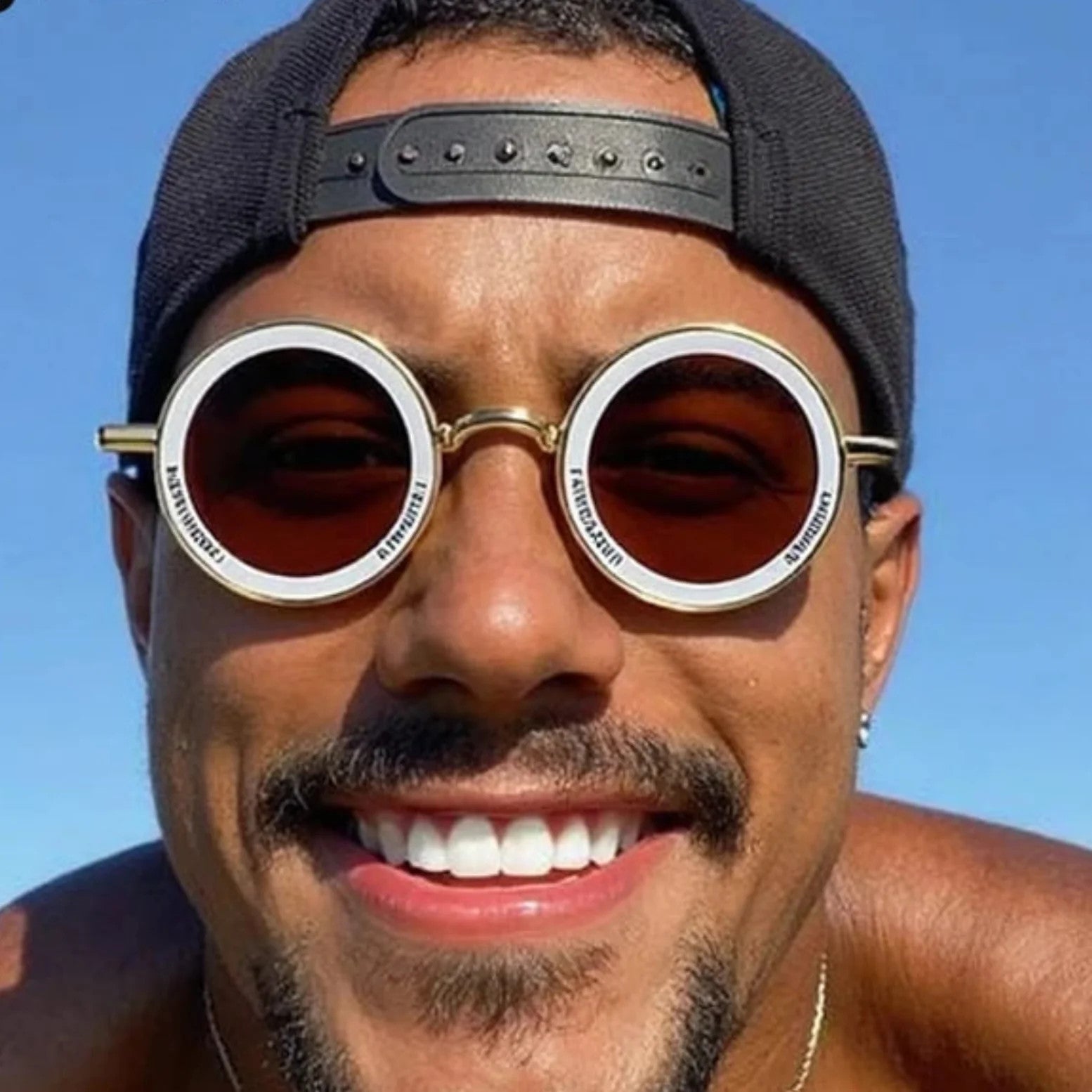Small Frame Round Steampunk Sunglasses Men 2025 Luxury Brand Retro Punk Sun