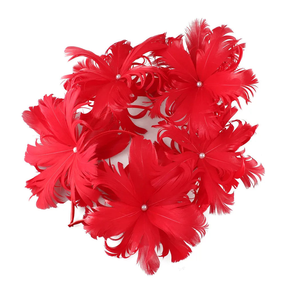 Elegant Women Wedding Hair Fascinator Accessories Headband Bridal Party Show
