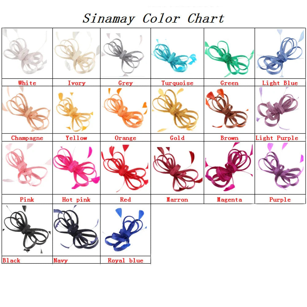 Elegant Women Wedding Hair Fascinator Accessories Headband Bridal Party Show