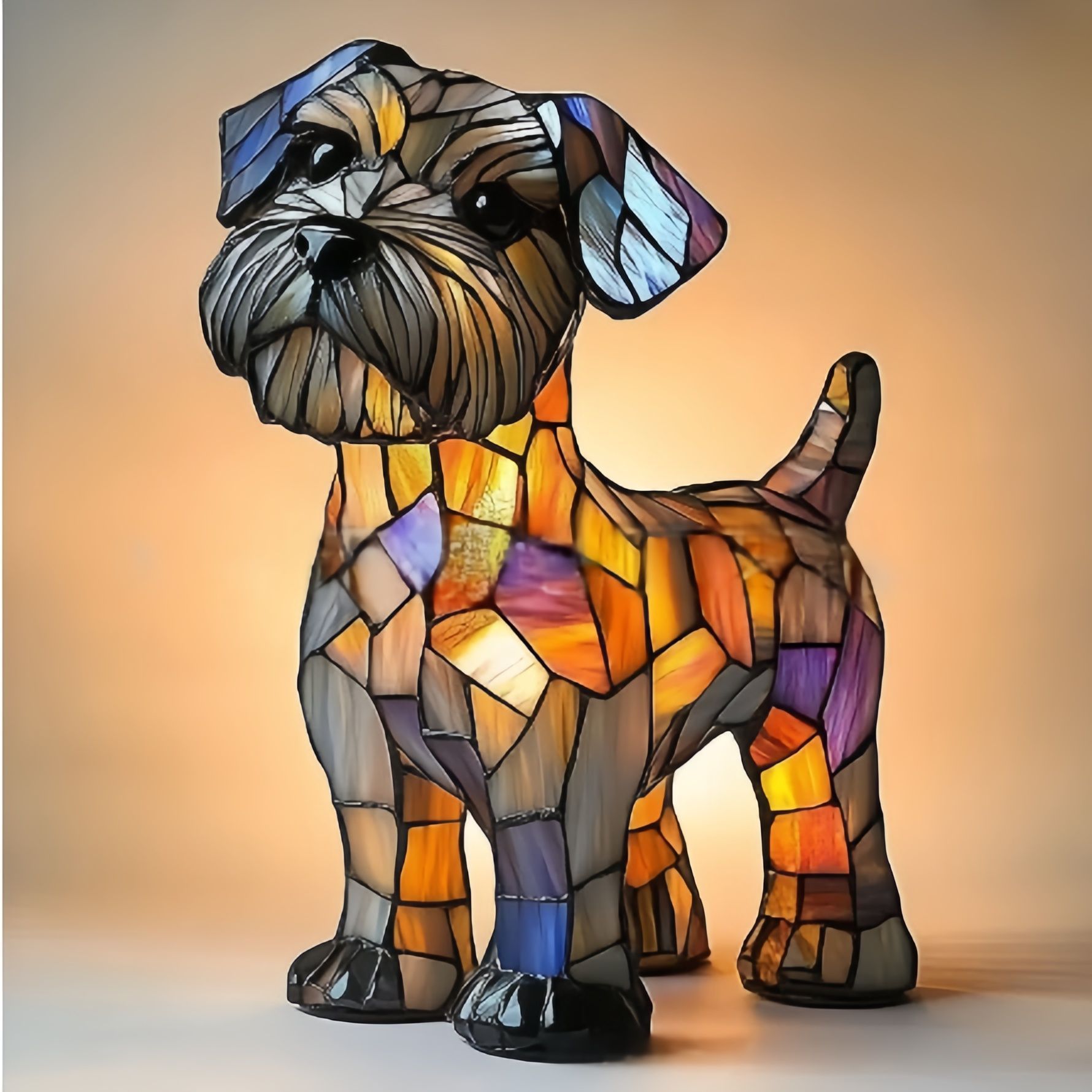 LED Small Night Lamp Art Animal Statue Creative Home Desktop Decoration